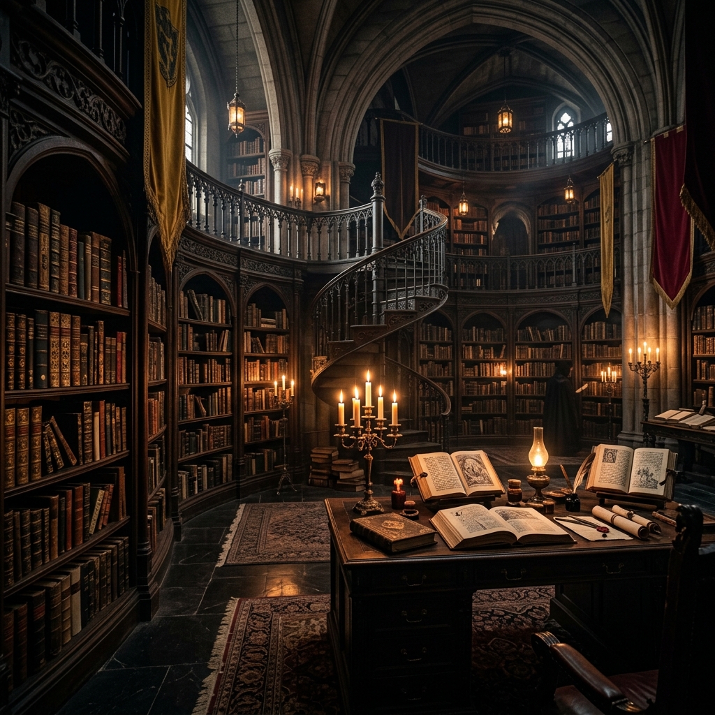 Bibliothèque mystérieuse
